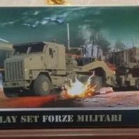 Camion con Elicottero e soldati Misure (80x20)Cm