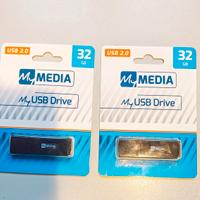 N 2 Chiavette My Media USB 32 GB nuove 