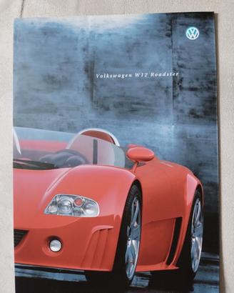 Volkswagen W12 Roadster Depliant-Brochure apribile