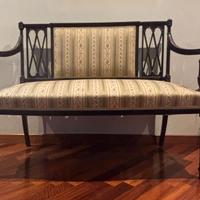 Set completo sedie e panca in stile inglese