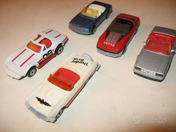 5 modellini MATCHBOX auto anni70