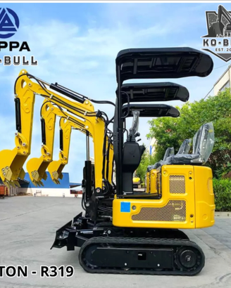 Miniescavatore Rippa 1.0 ton Motore KUBOTA