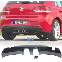 DIFFUSORE VOLKSWAGEN VW GOLF 6 LOOK R20 NERO LUCID