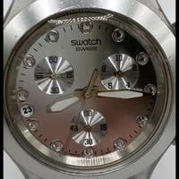 Orologio Swatch Irony Diaphane Chrono Acciaio 2005