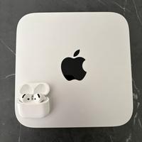 Mac mini m2 + airpods 4