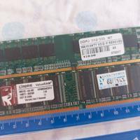 Memoria RAM 512Mb Kingston, KVR400X64C3/512