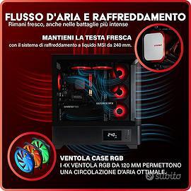 Greed MKM Computer gaming con RTX5070TI