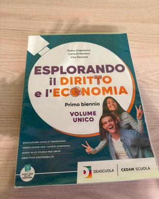 libro di diritto ed economia 