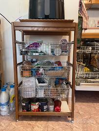 Carrello dispensa da cucina
