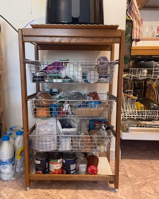 Carrello dispensa da cucina