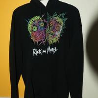 felpa Rick and Morty nera