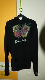 felpa Rick and Morty nera
