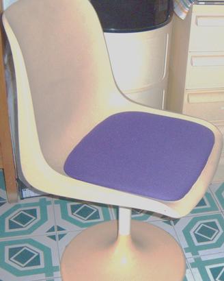 Sedia modernariato base tulip (no Knoll,no Eames)