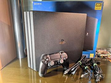 PS4 Playstation 4 PRO 1 TB + Dualshock 4 V2 + cavi