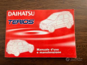Daihatsu Terios Manuale uso e manutenzione nuovo
