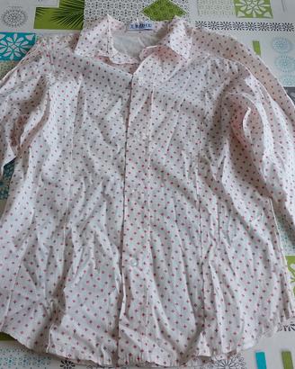 Camicia Donna Rebel Taglia 42 Made in Italy 