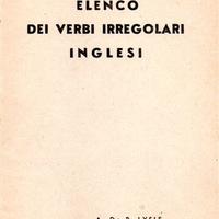 Elenco dei verbi irregolari inglesi