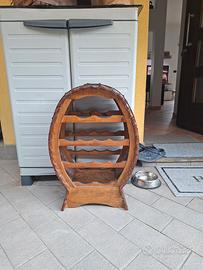 cantinetta portabottiglie legno