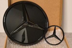 Logo Anteriore + Posteriore Mercedes W177 - Nero