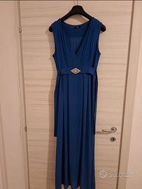 vestito da cerimonia blu