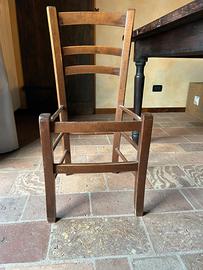 Sedia osteria senza seduta