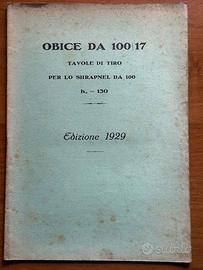 Manuale tecnico militare storico 1929
