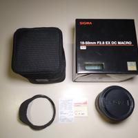 Sigma 18-50 F2.8 EX DC Attacco Nikon AF D