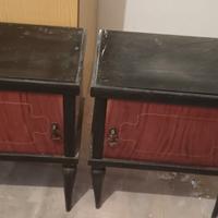 2 comodini  vintage  anni 50