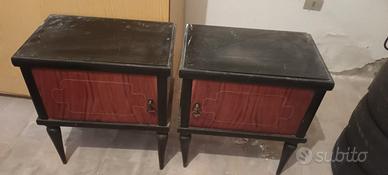 2 comodini  vintage  anni 50