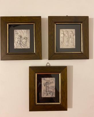 Trittico in argento di Scafetta