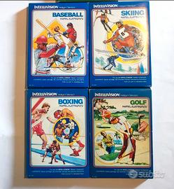 4 Giochi Intellivision Japan - Mattel ©1979/80