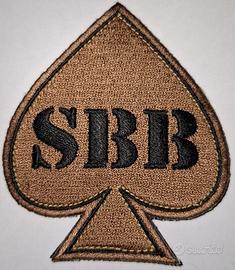 Patch Tattica Asso di Picche SBB Velcro - Coyote T
