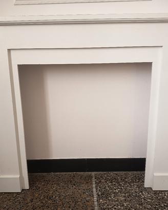 Finto caminetto in legno  110h * 100 largh