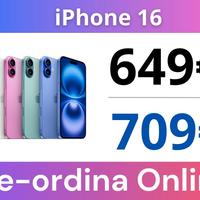 iPhone 16 - Ritiro usato Garanzia 1 Anno