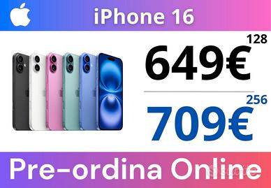 iPhone 16 - Ritiro usato Garanzia 1 Anno