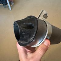 Pit bike silenziatore scarico pitom