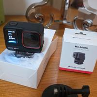 insta360 ace pro + adattatore audio