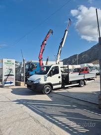 Iveco Daily 35C13 Con gru Terex 2 sfili -4C-