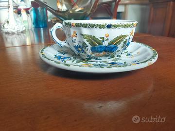 Tazza da The ceramica Nove Bassano 