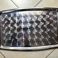 vassoio acciaio manici oro 24k come nuovo euro 20