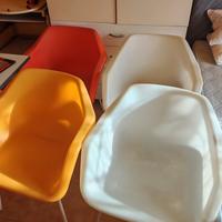4 sedie - Robin Day design by Hille Anni 70