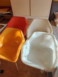 4 sedie - Robin Day design by Hille Anni 70