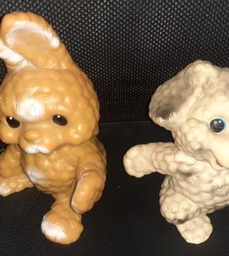 Giocatolli animali gomma vintage made west Germany