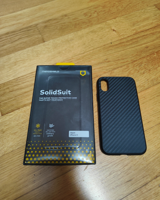 Cover Rhinoshield SolidSuit carbon Apple iPhone X