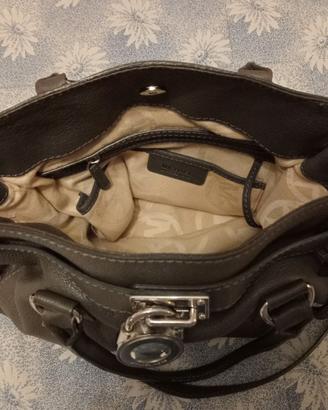 Borsa vera pelle grigia Michael Kors