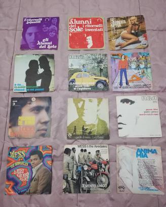 Collezione Musica Italiana 12 Disch Vinile 45 Giri