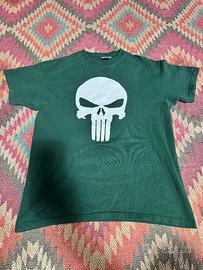 T-Shirt Marvel The Punisher Verde Bottiglia Tg S