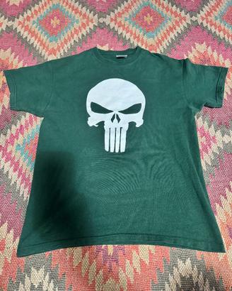 T-Shirt Marvel The Punisher Verde Bottiglia Tg S