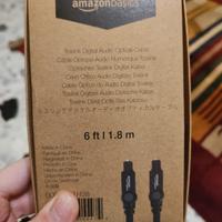 Cavo ottico audio digitale toslink, 1.8 metri