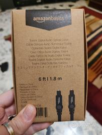 Cavo ottico audio digitale toslink, 1.8 metri